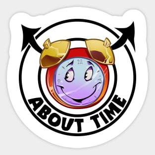 About Time Sticker